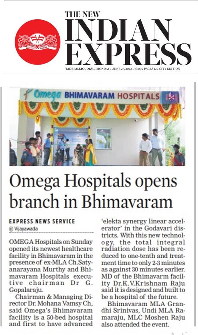 Omega Hospitals opens branch in Bhimavaram - Indian Express