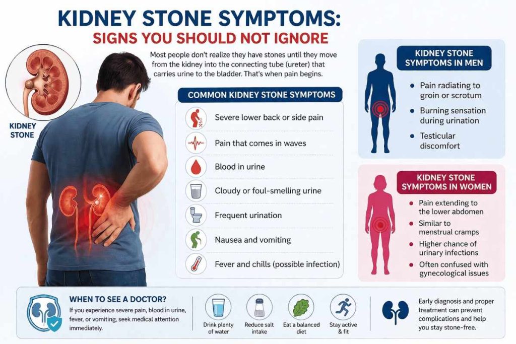 Kidney Stone Symptoms