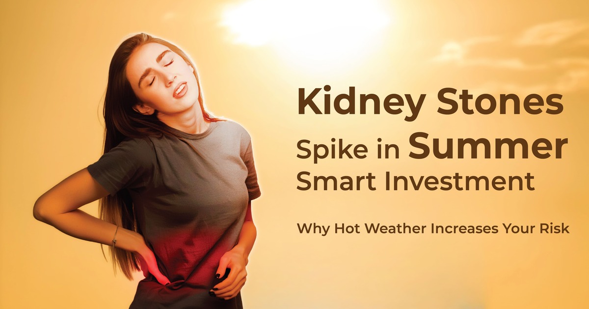 Kidney Stones Spike in Summer: Why Hot Weather Increases Your Risk of Kidney Stones