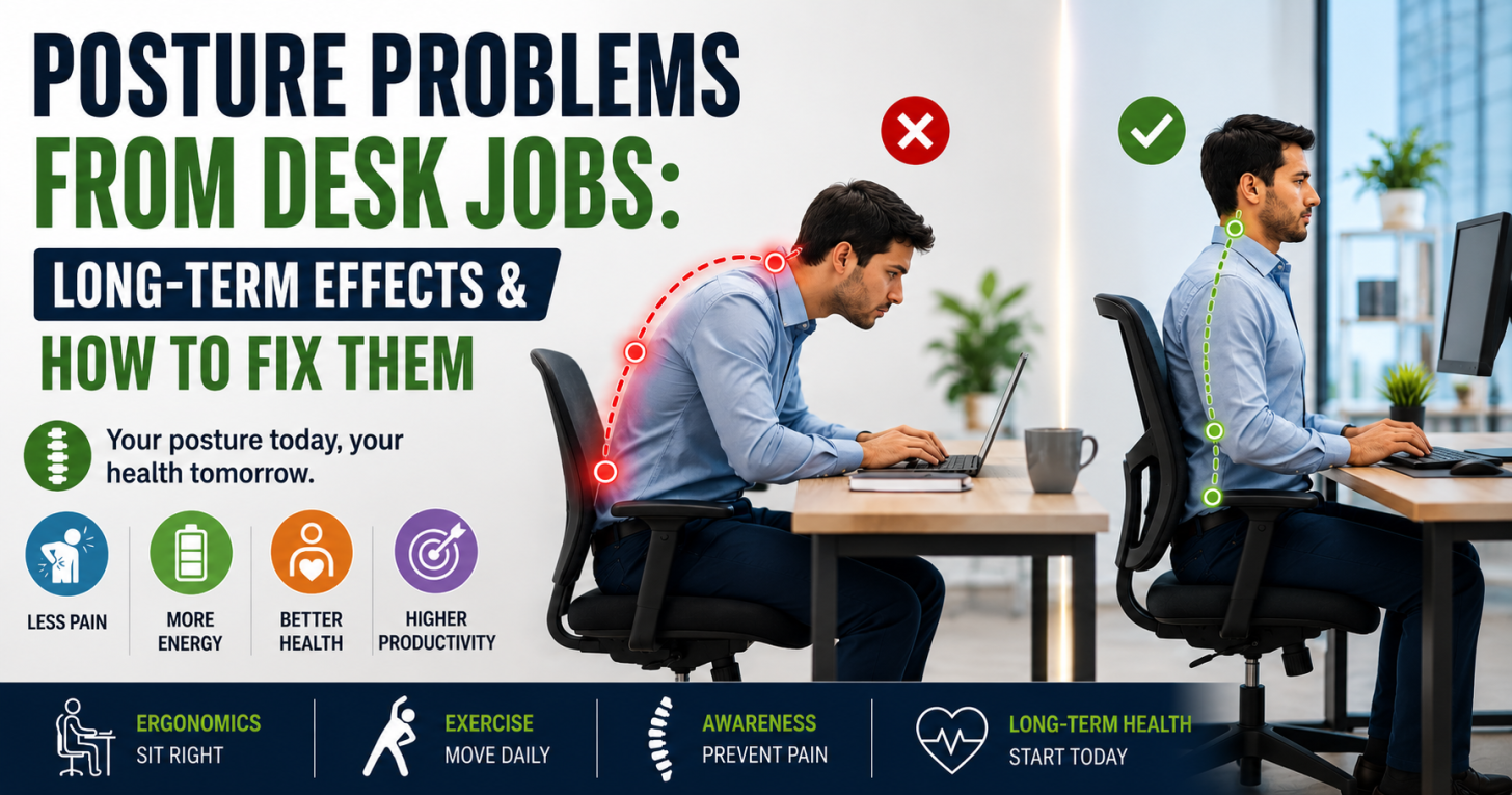 Posture Problems From Desk Jobs