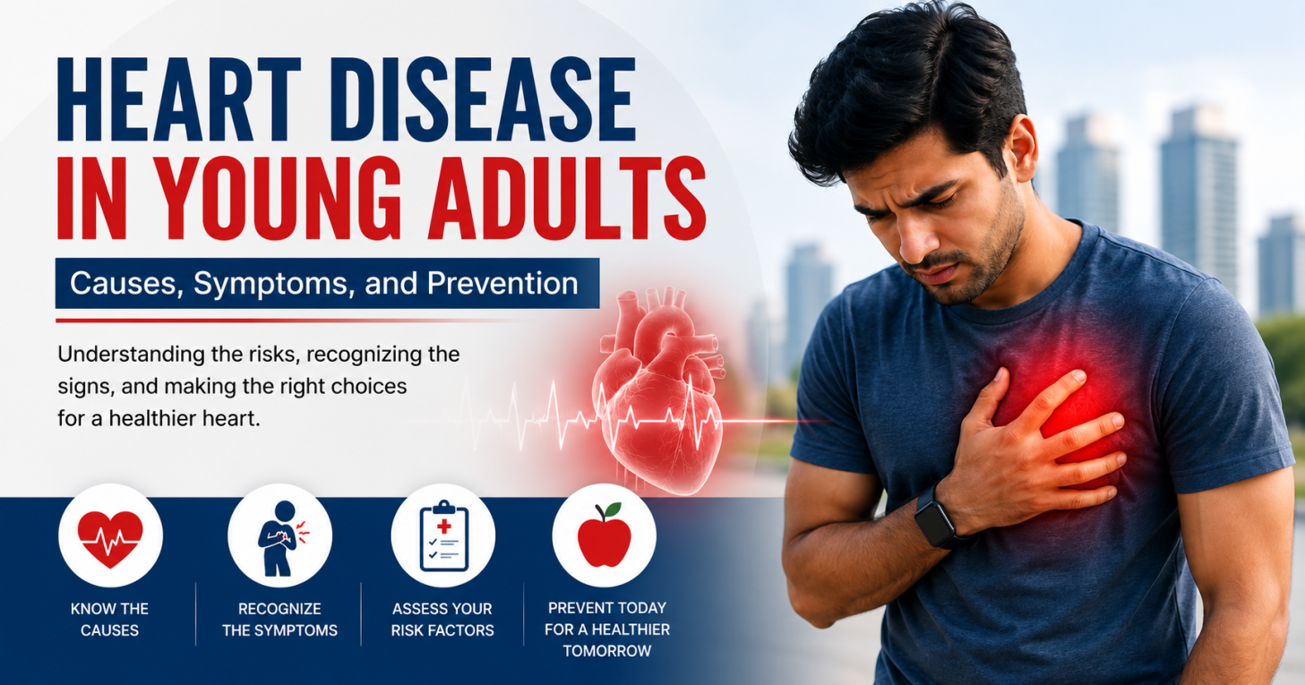 Heart Disease in Young Adults in India: Causes, Symptoms, and Prevention