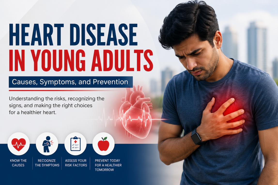 Heart Disease in Young Adults in India: Causes, Symptoms, and Prevention